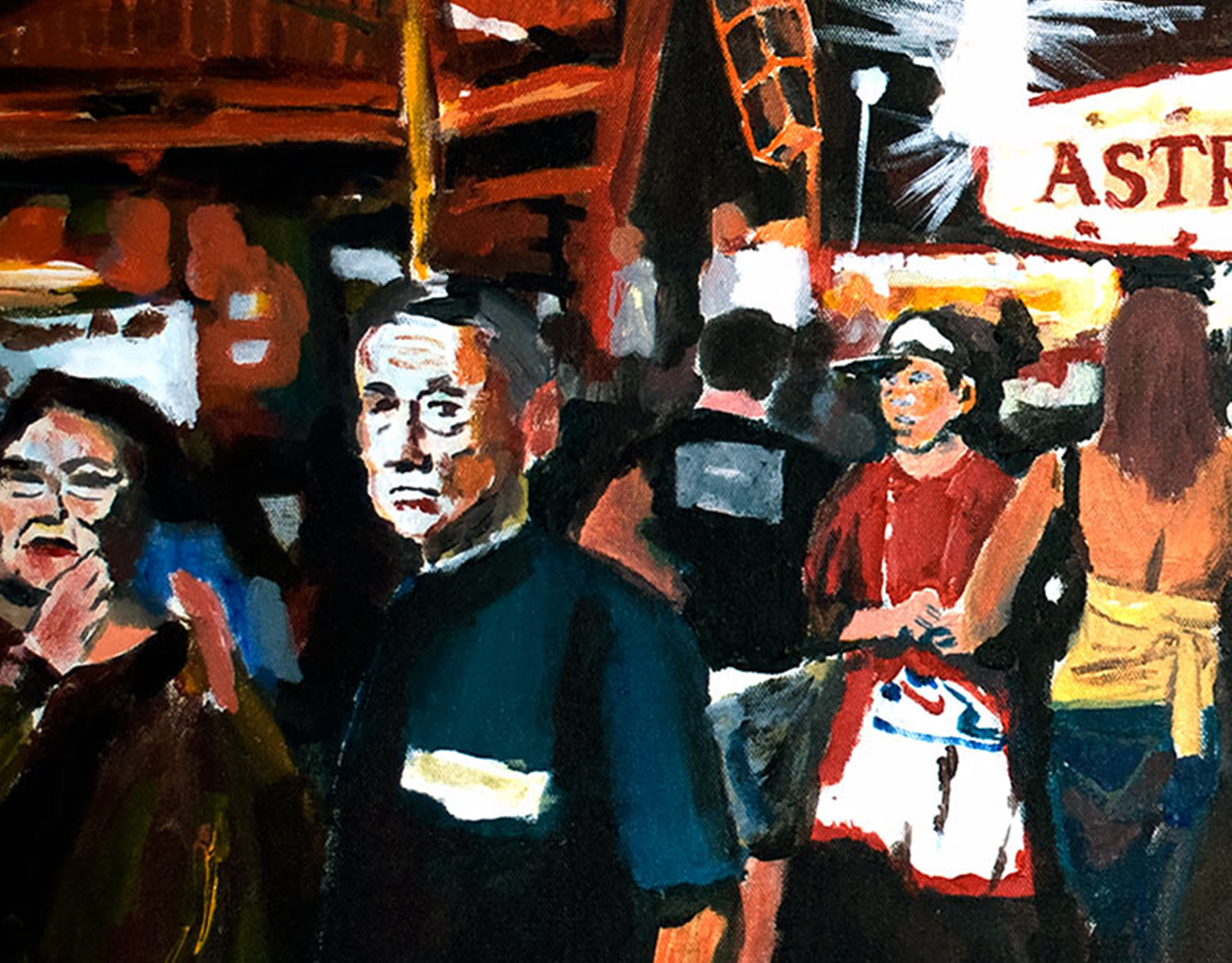 wayne pearce coney island nyc print