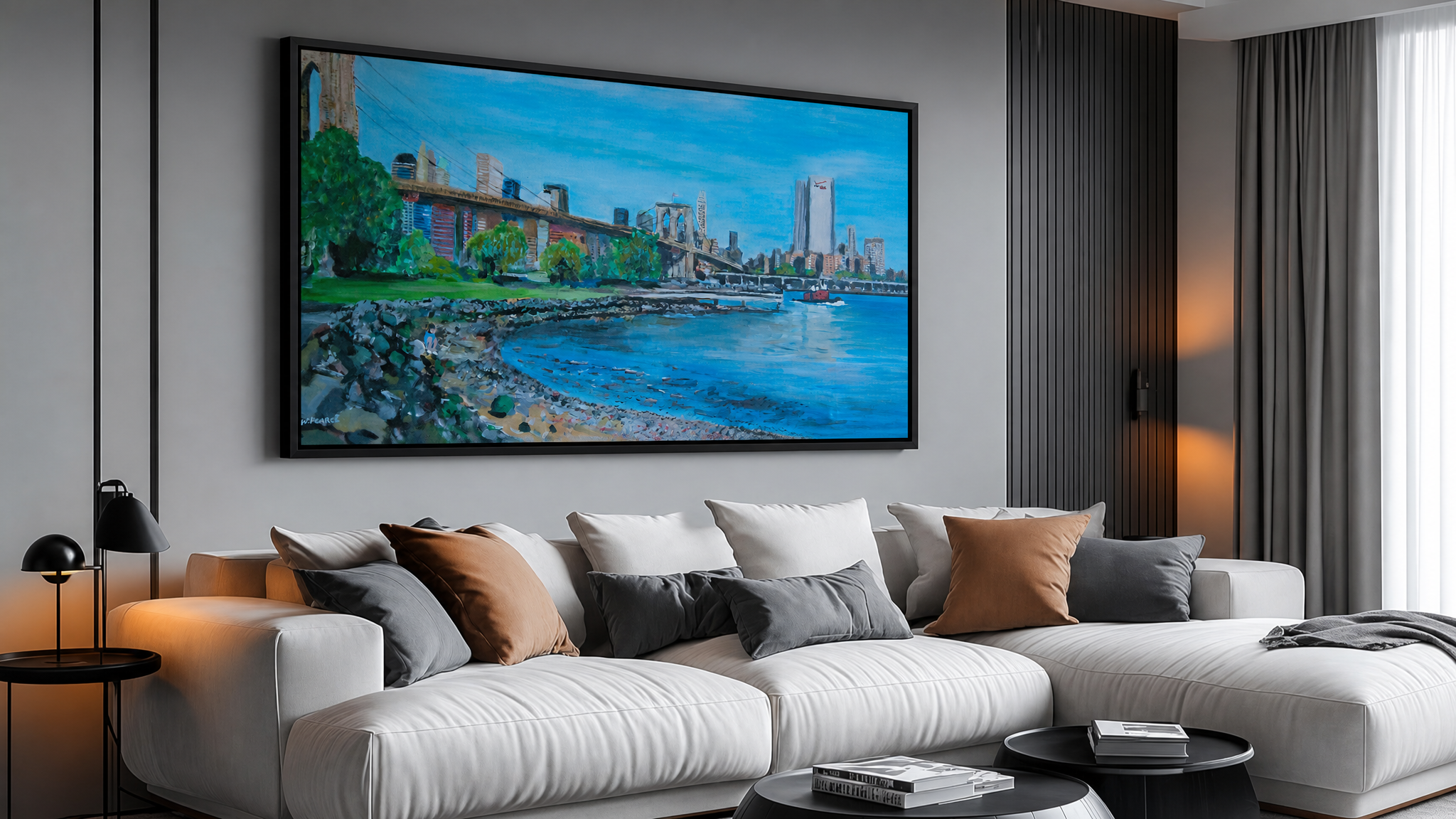 wayne pearce brooklyn bridge print