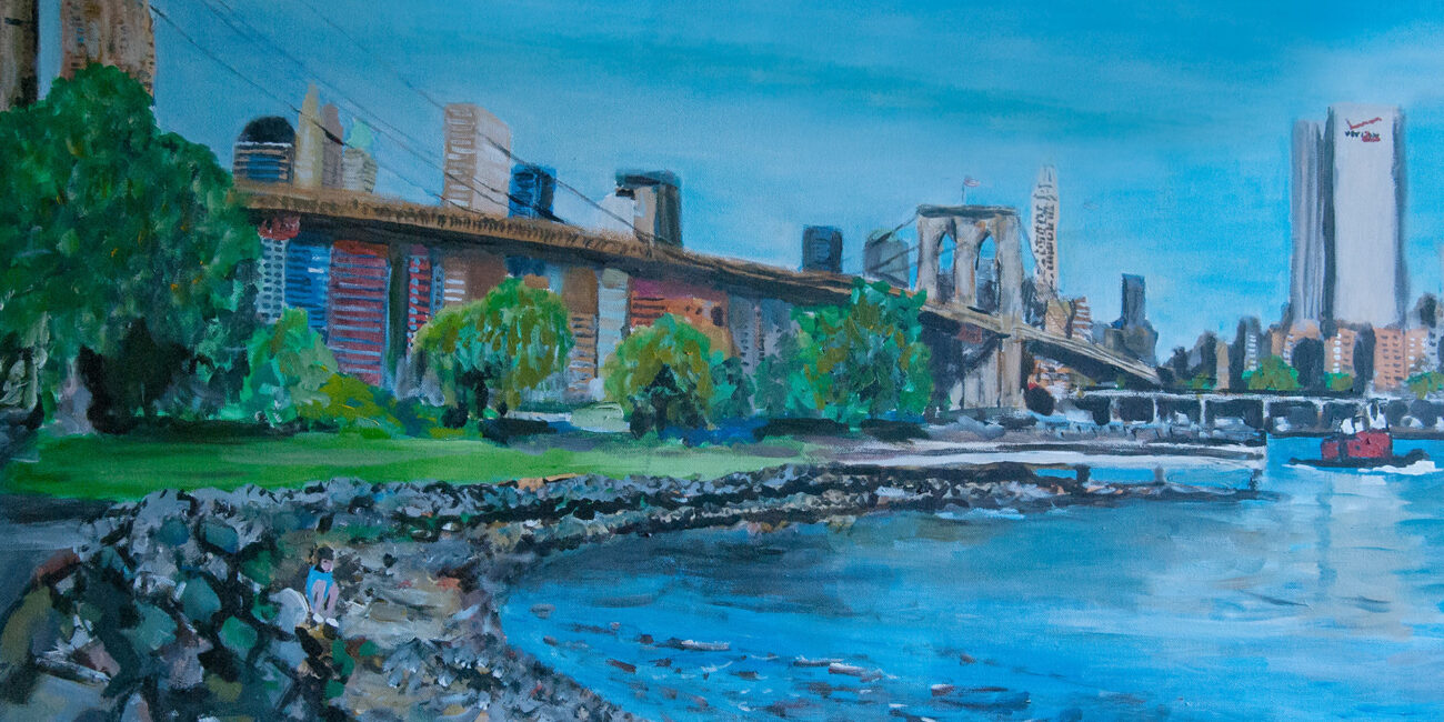 wayne pearce brooklyn bridge print