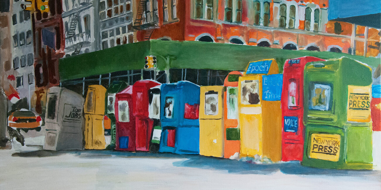 wayne pearce 23st newsstands nyc print