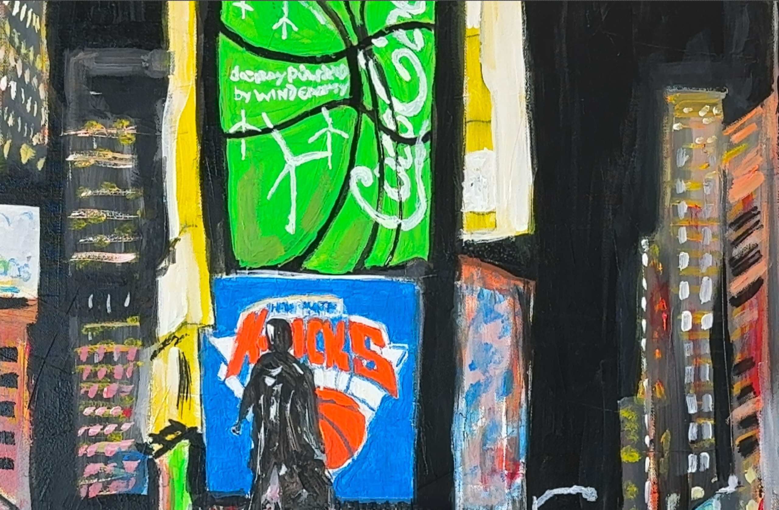 wayne pearce times square art nyc print
