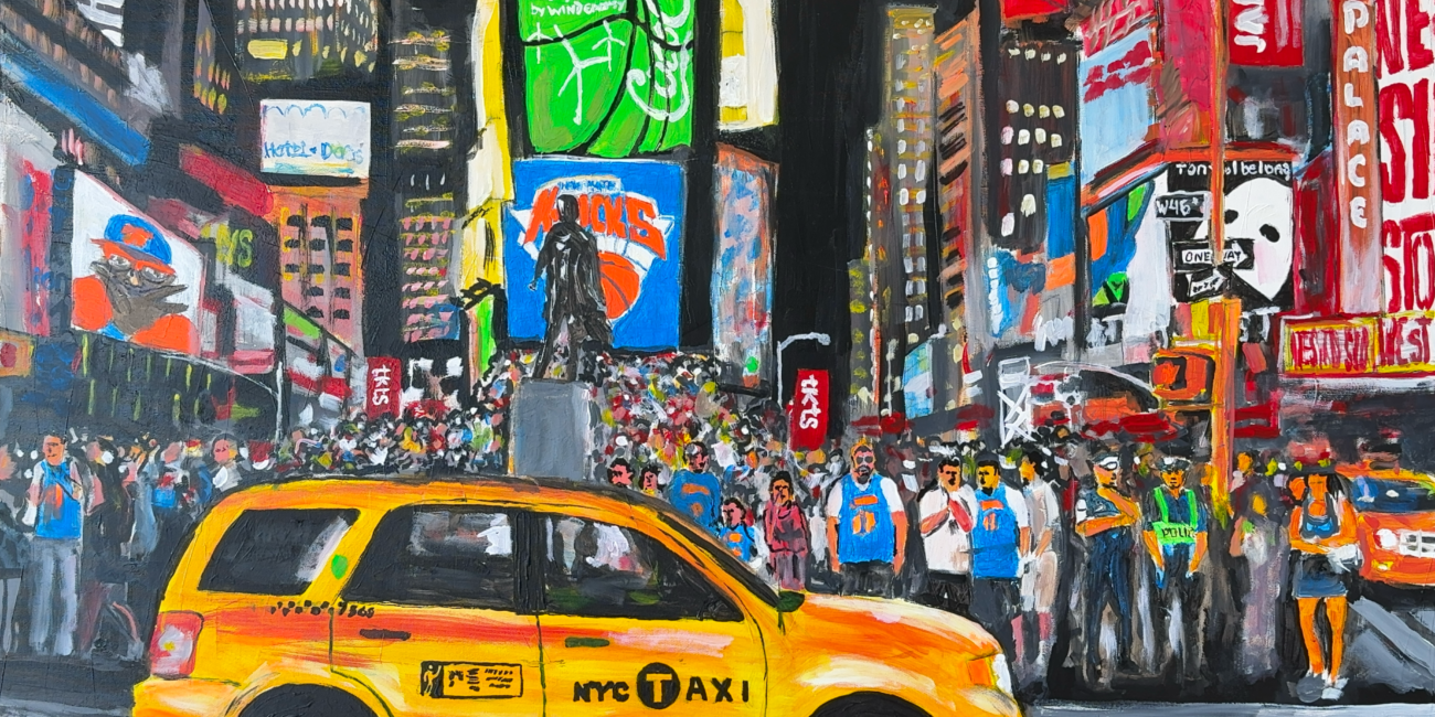 wayne pearce times square art nyc print