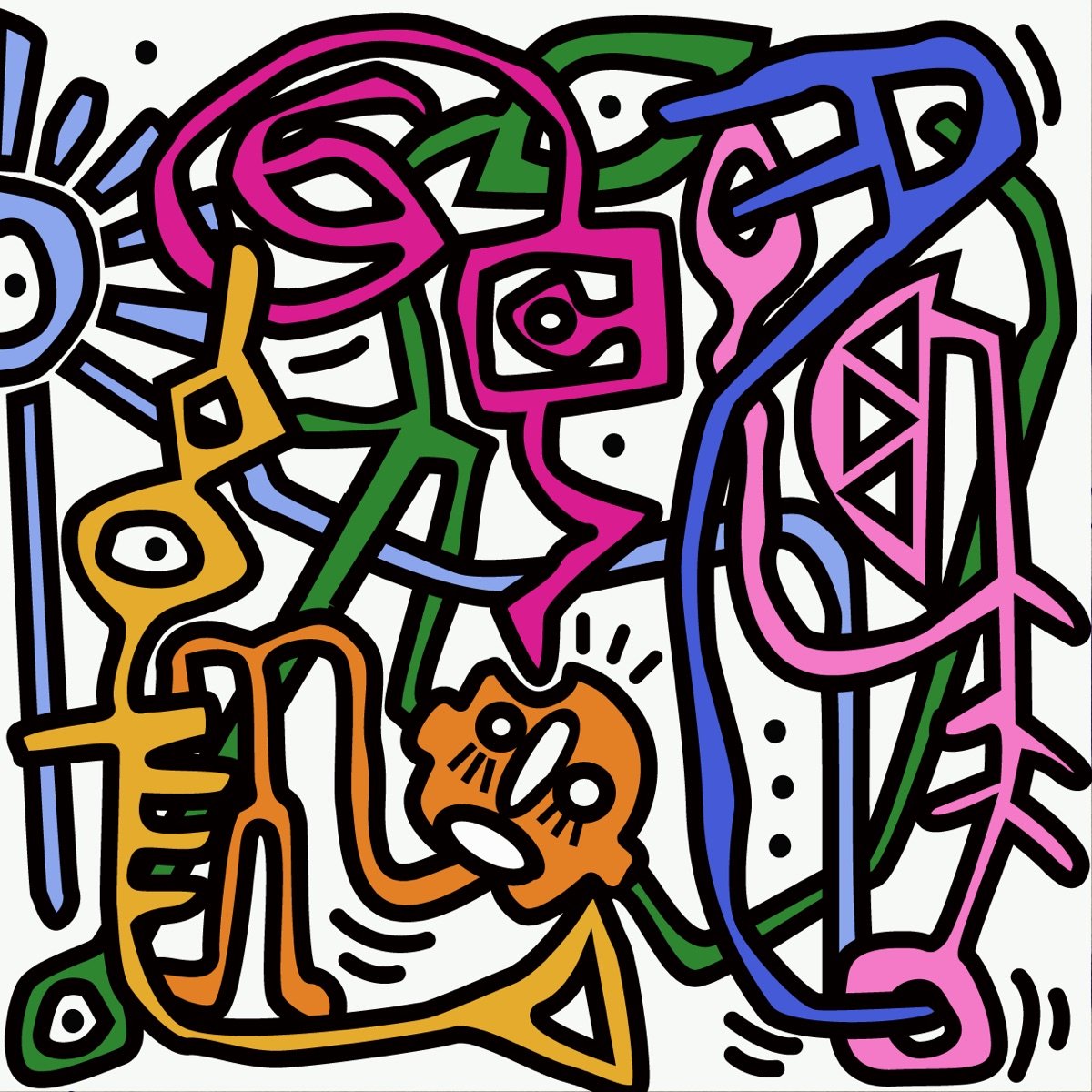 Abstract 03 — abstract painting by Wayne Pearce