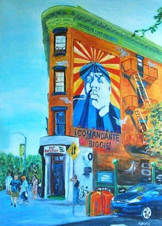 Commandante Biggie — oil painting by Wayne Pearce
