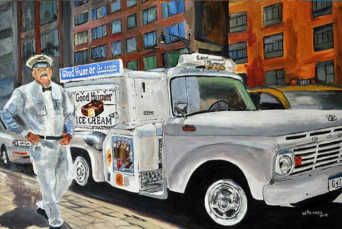 Good Humor Man — oil painting by Wayne Pearce