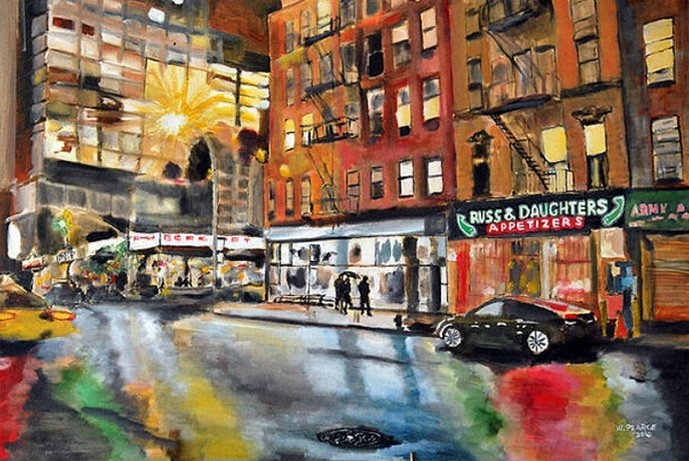 Houston Street — oil painting by Wayne Pearce
